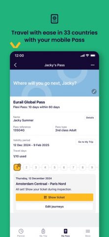 Eurail/Interrail Rail Planner для iOS — скриншот 3