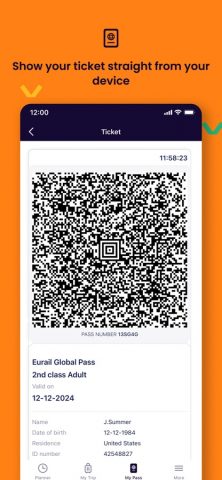Eurail/Interrail Rail Planner для iOS — скриншот 4