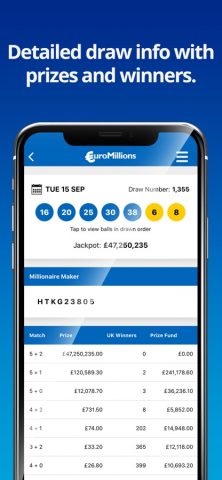 Euro-Millions для iOS — скриншот 2