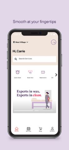 European Wax Center для iOS — скриншот 1