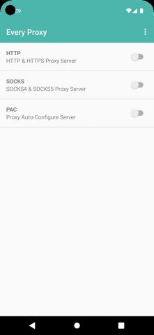 Every Proxy Network Bridge для Android — скриншот 1