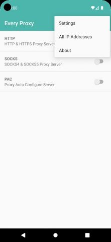 Every Proxy Network Bridge для Android — скриншот 2