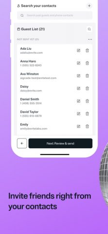 Evite: Party Invitation Maker для iOS — скриншот 4