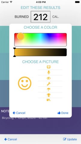 Exercise Calorie Calculator — With Tracker для iOS — скриншот 4