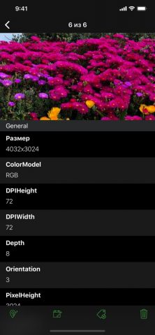 Exif Manager для iOS — скриншот 3