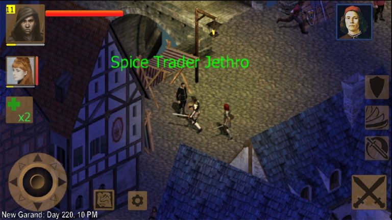 Exiled Kingdoms RPG для iOS — скриншот 2