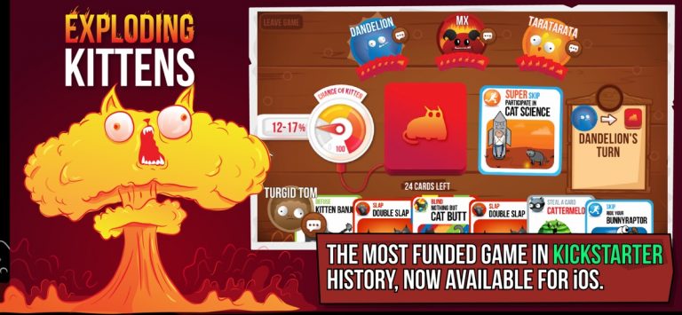Exploding Kittens® для iOS — скриншот 1