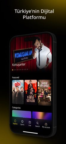 Exxen для iOS — скриншот 1