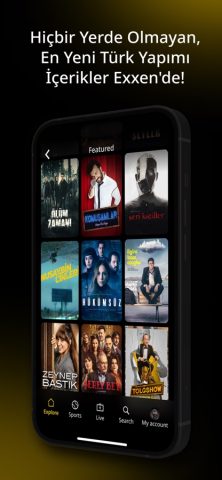 Exxen для iOS — скриншот 2