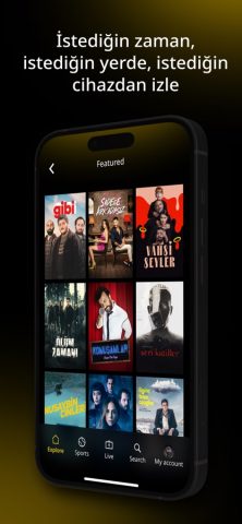 Exxen для iOS — скриншот 3