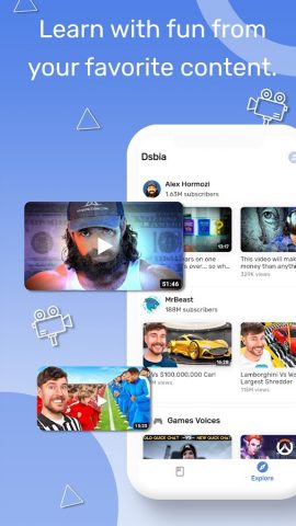EzyUse: Practice English! для Android — скриншот 1