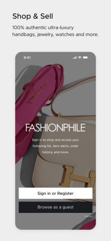 FASHIONPHILE для iOS — скриншот 1