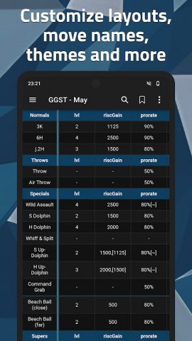 FAT — Fighting Game Frame Data для Android — скриншот 2