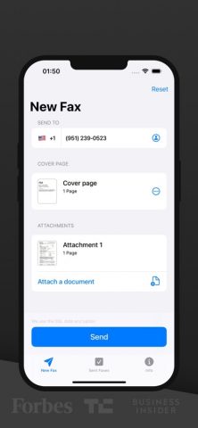 FAX from iPhone — Send Doc для iOS — скриншот 2
