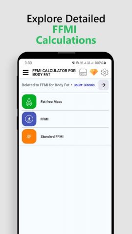 FFMI Calculator for Body Fat для Android — скриншот 1