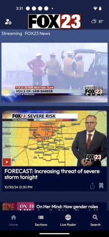 FOX23 News Tulsa для Android — скриншот 2
