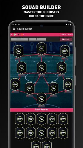 FUTWIZ FC 26 DB & Evos для Android — скриншот 5