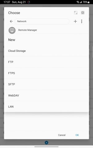 FV File Explorer для Android — скриншот 2