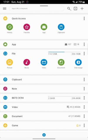 FV File Explorer для Android — скриншот 5