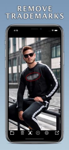 FaceBlur photo editor для iOS — скриншот 3