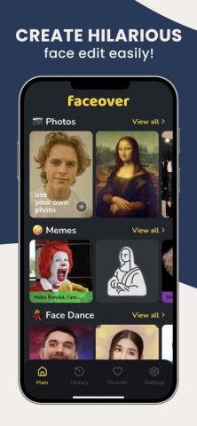 Faceover: AI Photo Face Swap — скриншот 2