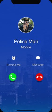 Fake Phone Call From Police для iOS — скриншот 3