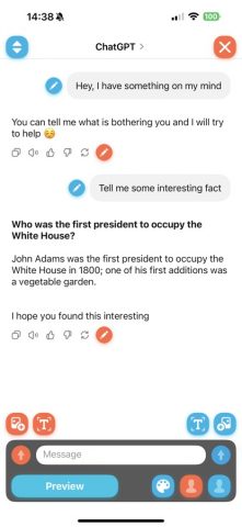 Faker 2 — Fake Messages для iOS — скриншот 1