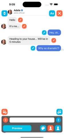 Faker 2 — Fake Messages для iOS — скриншот 4