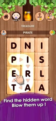 Falling Word Game для iOS — скриншот 1