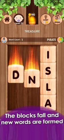 Falling Word Game для iOS — скриншот 2