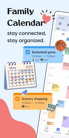 Family Shared Calendar: FamCal для Android — скриншот 1