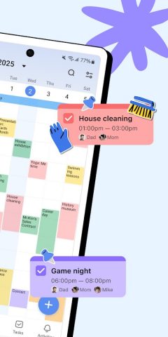 Family Shared Calendar: FamCal для Android — скриншот 2