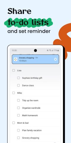Family Shared Calendar: FamCal для Android — скриншот 5