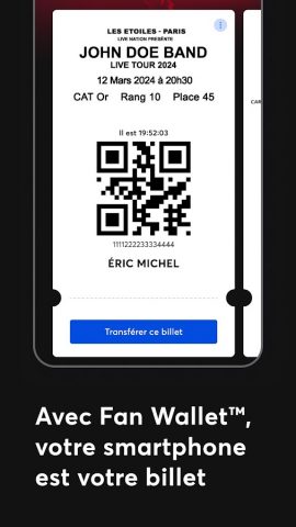 Fan Wallet для Android — скриншот 1