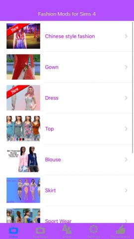 Fashion Mods for Sims 4 (Sims4, PC) для iOS — скриншот 1