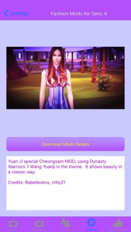 Fashion Mods for Sims 4 (Sims4, PC) для iOS — скриншот 2