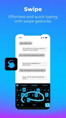 Fast Typing Keyboard для Android — скриншот 3