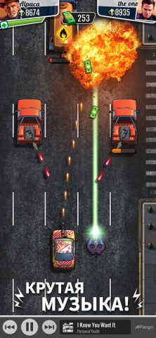 Fastlane: гонки на авто аркада для iOS — скриншот 4