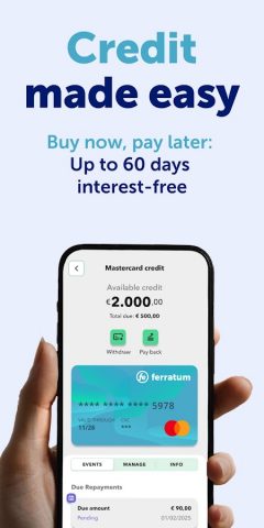 Ferratum для Android — скриншот 2