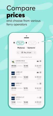 Ferryhopper — The Ferries App для Android — скриншот 3