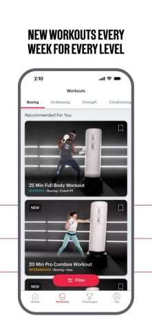 FightCamp Home Boxing Workouts для iOS — скриншот 4