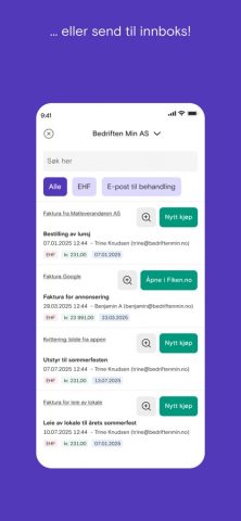 Fiken для iOS — скриншот 5