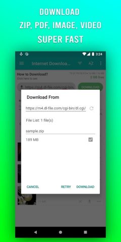 File Downloader для Android — скриншот 2