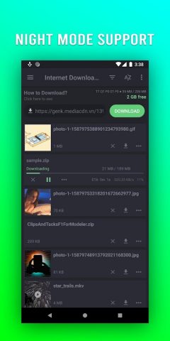 File Downloader для Android — скриншот 4