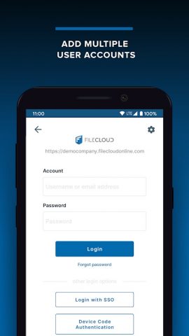 FileCloud для Android — скриншот 2