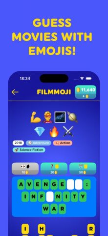 Filmmoji для iOS — скриншот 1