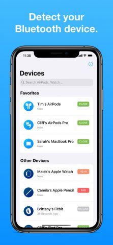 Find My Bluetooth Device для iOS — скриншот 1