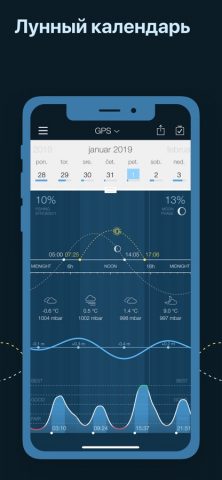 Fishing Calendar, Fish Finder для iOS — скриншот 1