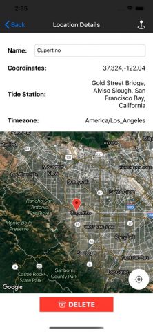 Fishing Times Calendar для iOS — скриншот 5
