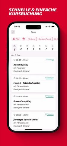 Fitness First Germany для iOS — скриншот 2